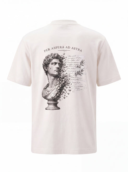 Roman Bust Tee — Vintage Marble Sculpture Graphic Shirt