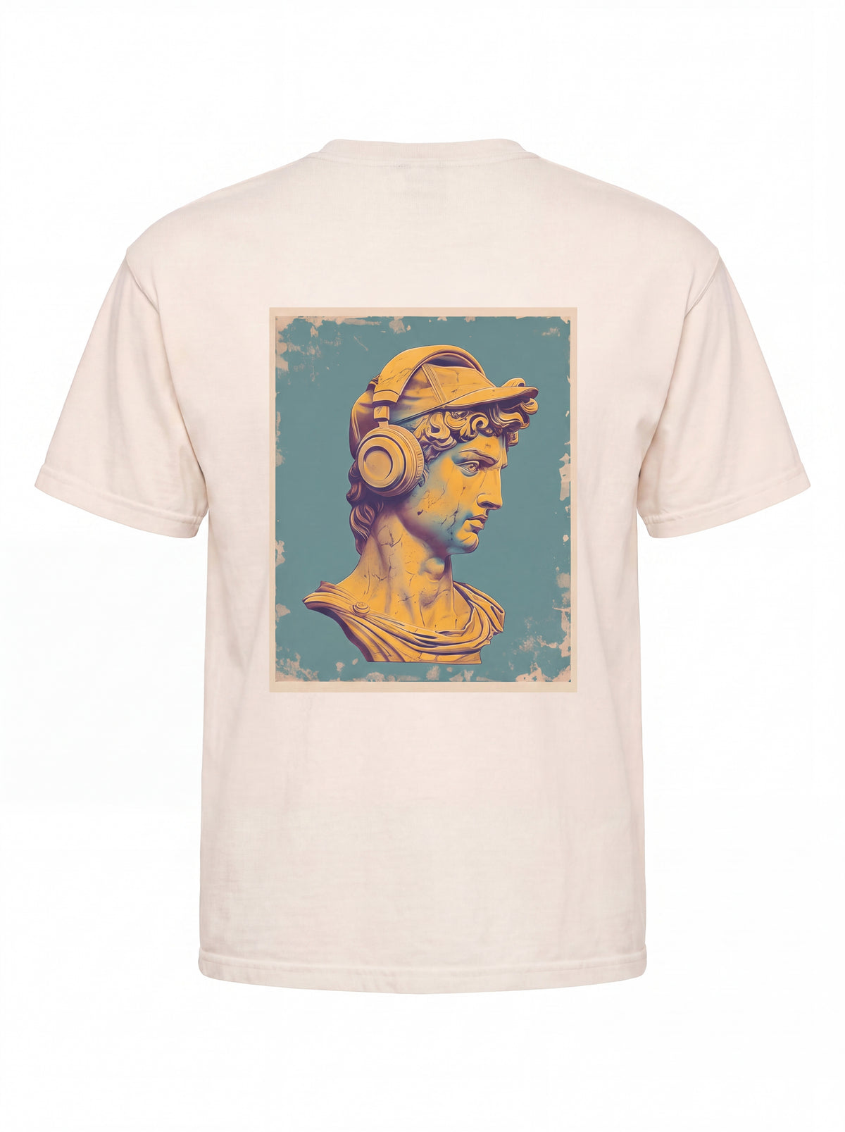 Vintage Statue with Headphones T-Shirt