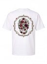 Botanical Skull Tee — Memento Mori Vanitas Back Print