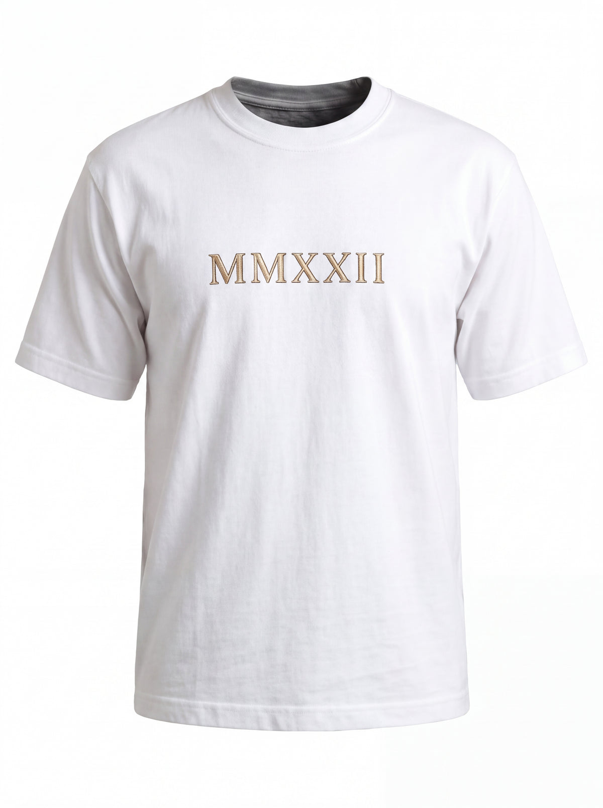 Roman Bust Tee — Laurel Crown Classical Statue Back Print