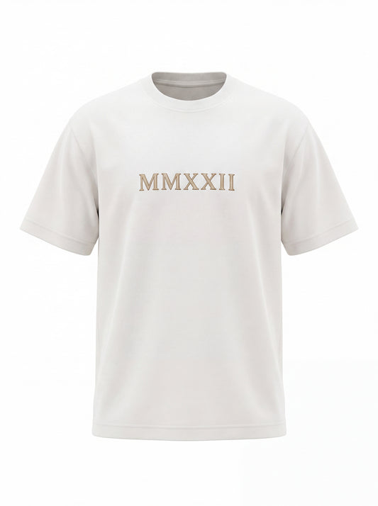 Roman Bust Tee — Laurel Crown Classical Statue Back Print