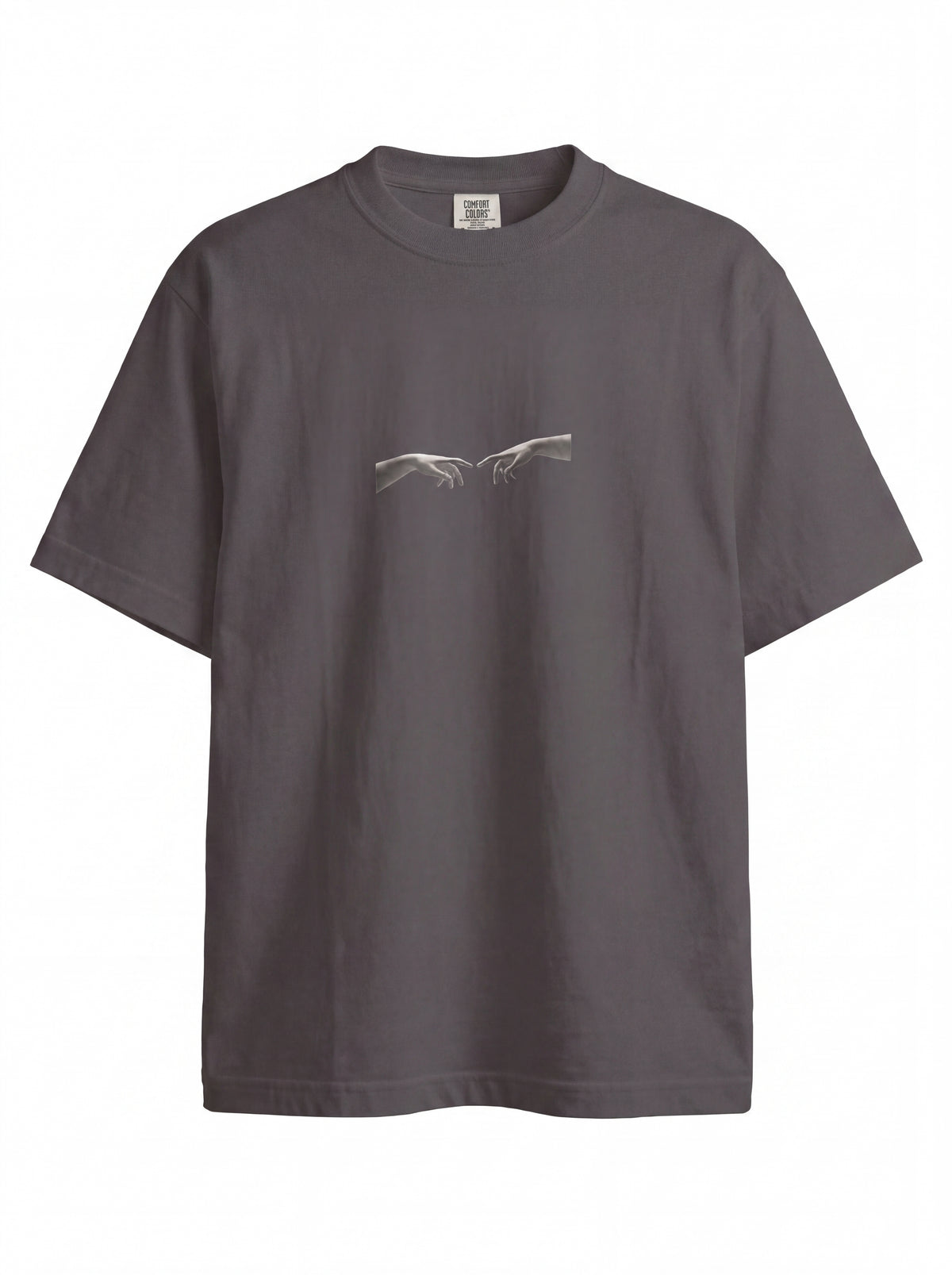 Greek Bust Tee — Red Slash Classical Statue Graphic Shirt