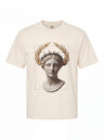 Classical Statue Tee — Roman Bust Laurel Wreath Graphic Shirt