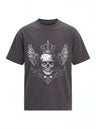Skull Crown Tee — Winged Skull Graphic T-Shirt