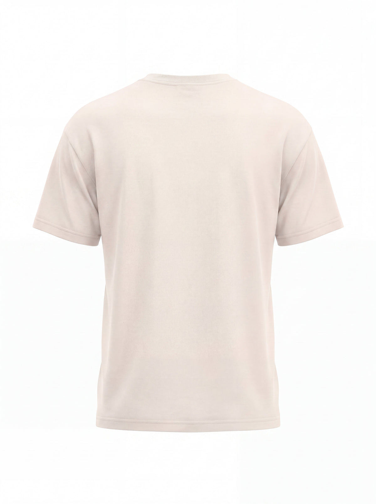 Unisex Heavyweight 6.1 oz Cotton Boxy Fit T-Shirt featuring crowned winged skull Graphic - 3D Ghost Mannequin Back Print View