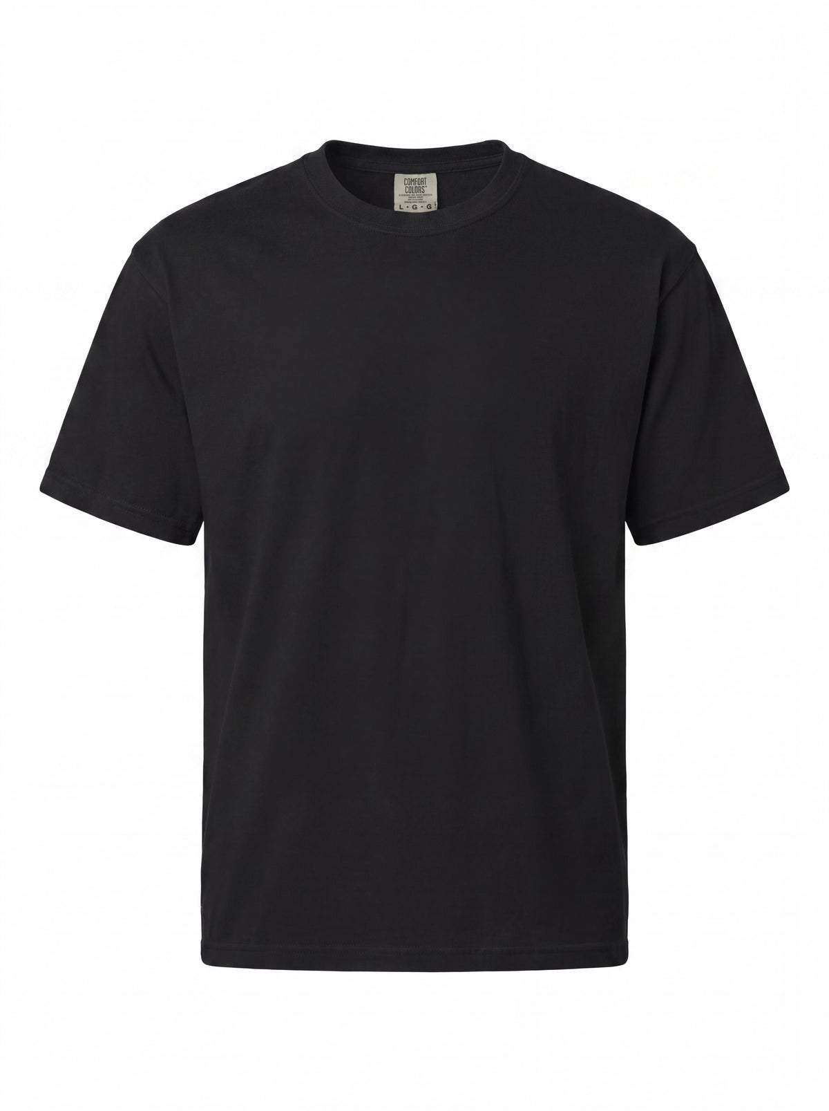 Unisex Heavyweight 6.1 oz Cotton Boxy Fit T-Shirt featuring roman bust cuban gold chain Graphic - 3D Ghost Mannequin Front View