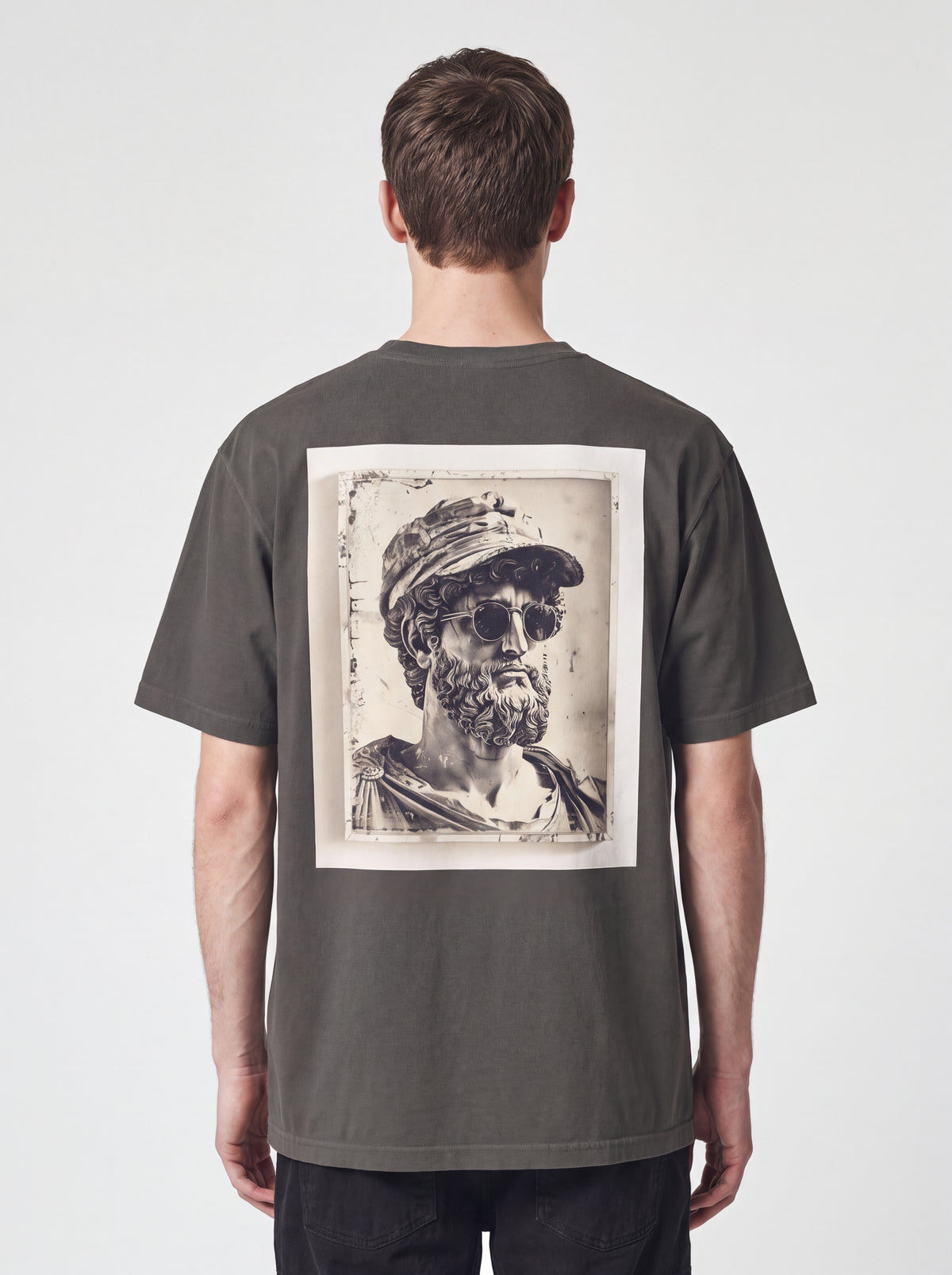 Vintage Roman Bust Tee — Statue with Sunglasses Graphic T-Shirt