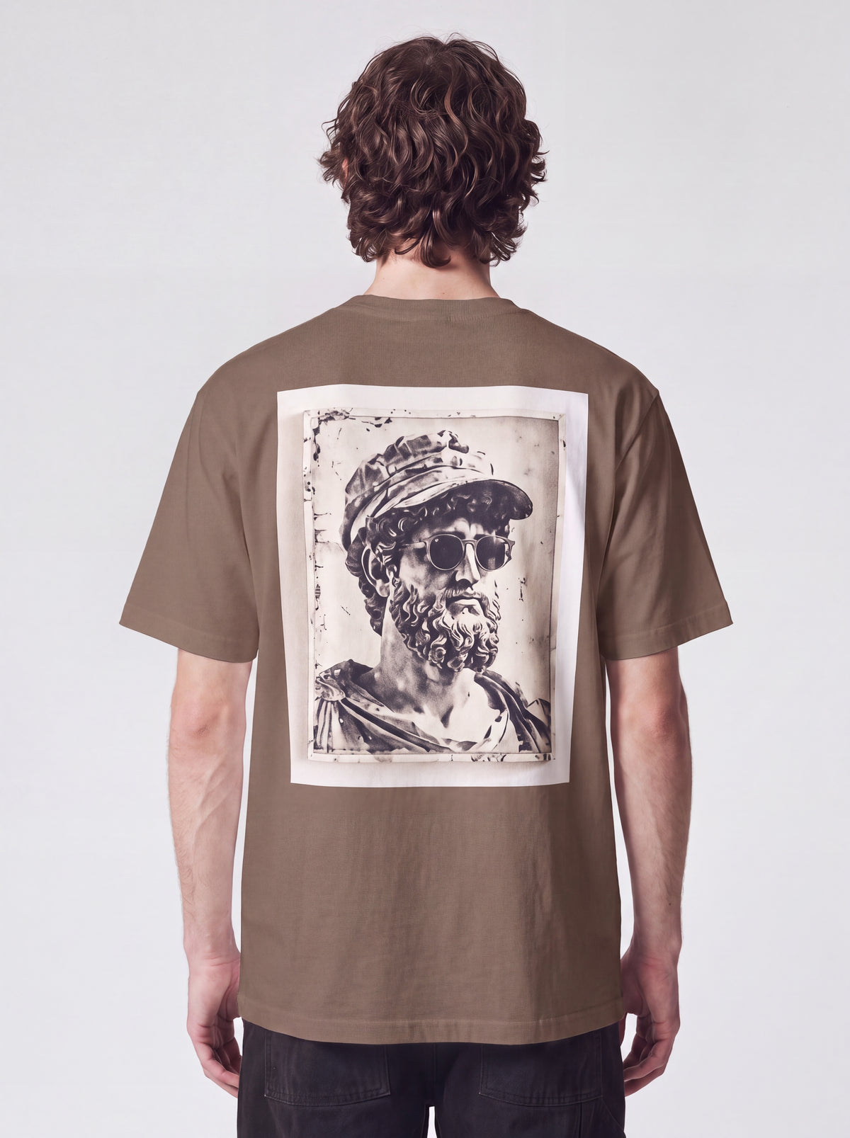 Vintage Roman Bust Tee — Statue with Sunglasses Graphic T-Shirt