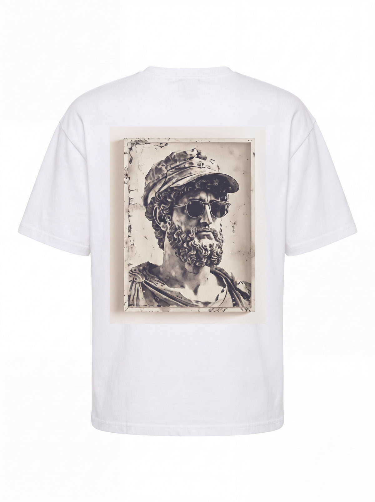 Vintage Roman Bust Tee — Statue with Sunglasses Graphic T-Shirt