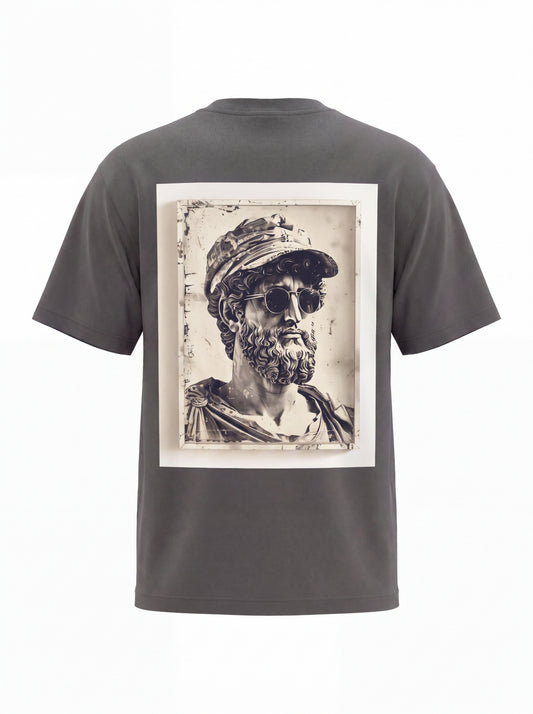 Vintage Roman Bust Tee — Statue with Sunglasses Graphic T-Shirt