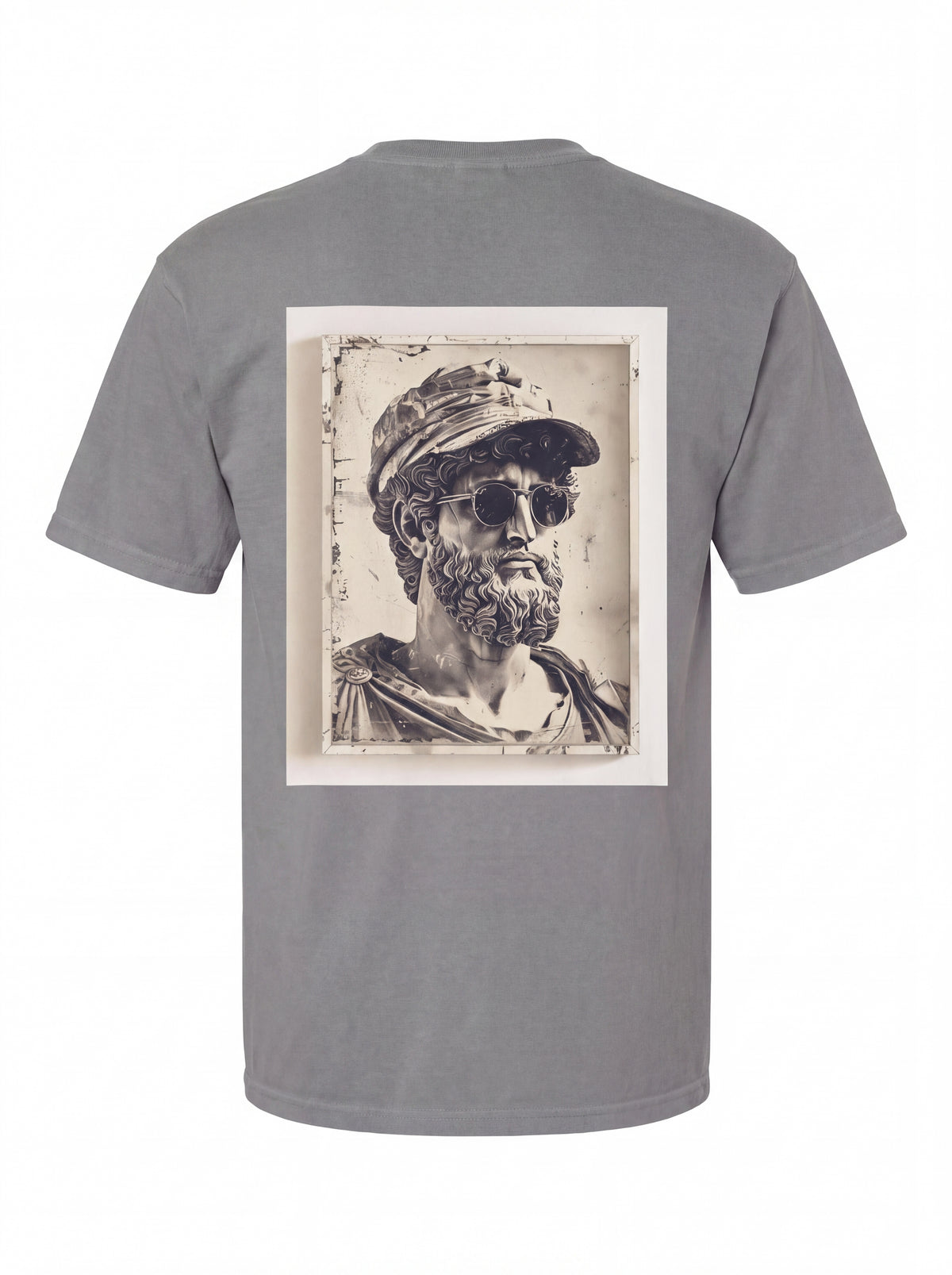 Vintage Roman Bust Tee — Statue with Sunglasses Graphic T-Shirt