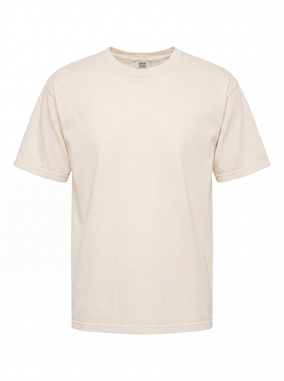 Unisex Heavyweight 6.1 oz Cotton Boxy Fit T-Shirt featuring roman bust sunglasses bucket hat Graphic - 3D Ghost Mannequin Front View