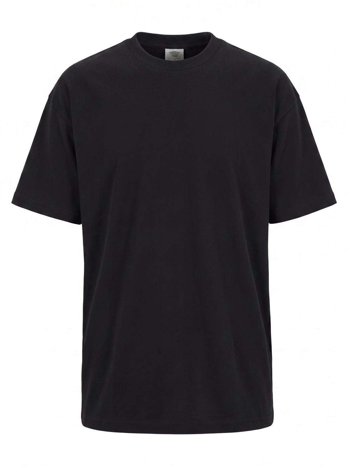 Unisex Heavyweight 6.1 oz Cotton Boxy Fit T-Shirt featuring roman bust sunglasses bucket hat Graphic - 3D Ghost Mannequin Front View