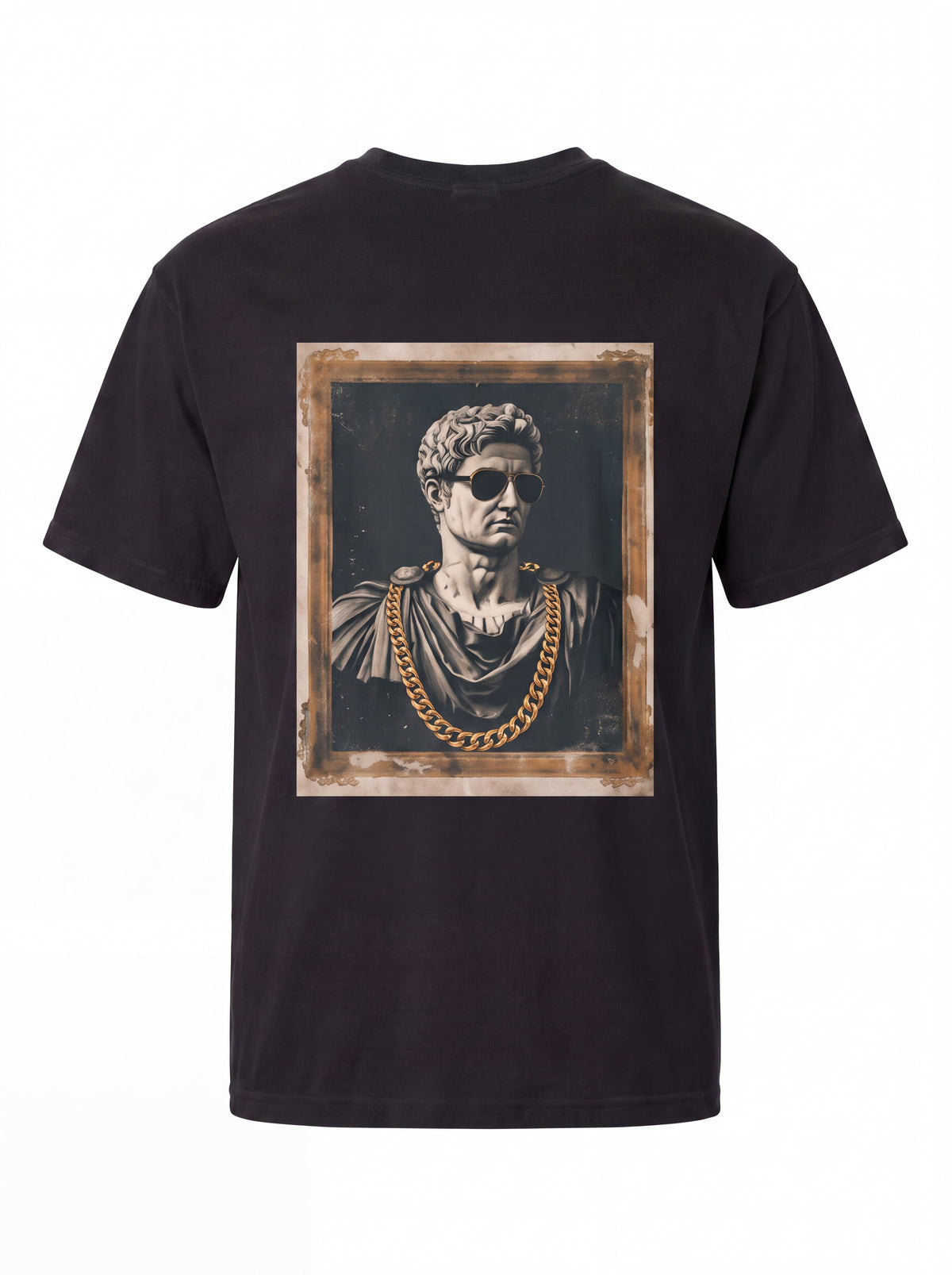 Renaissance Sculpture Graphic T-Shirt — Classical Roman Bust Vintage Washed Tee