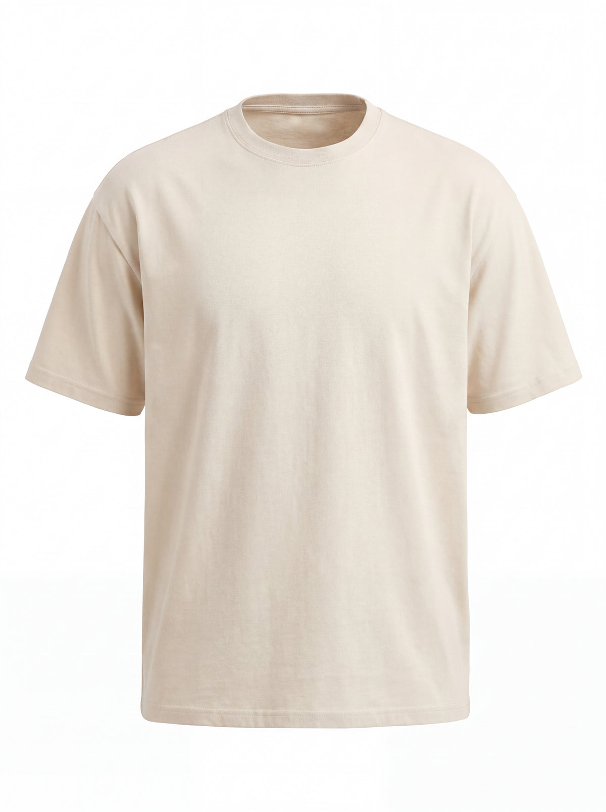 Unisex Heavyweight 6.1 oz Cotton Boxy Fit T-Shirt featuring classical sculpture Graphic - 3D Ghost Mannequin Front View