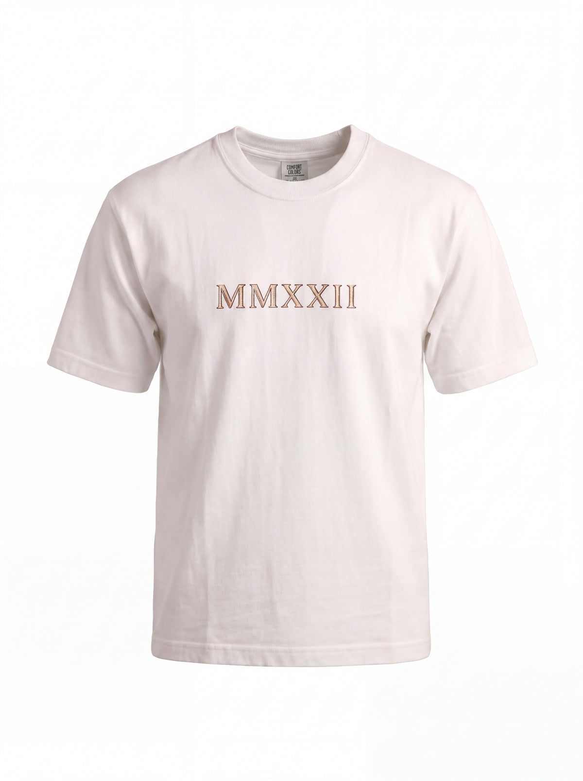Unisex Heavyweight 6.1 oz Cotton Boxy Fit T-Shirt featuring classical sculpture Graphic - 3D Ghost Mannequin Front View